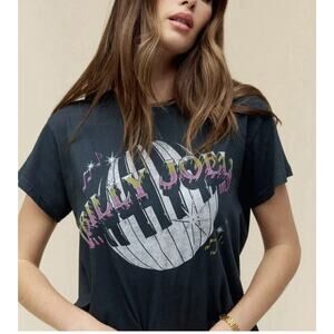 DAYDREAMER Small Billy Joel Planet Solo Band Tee New York State of Mind New U23